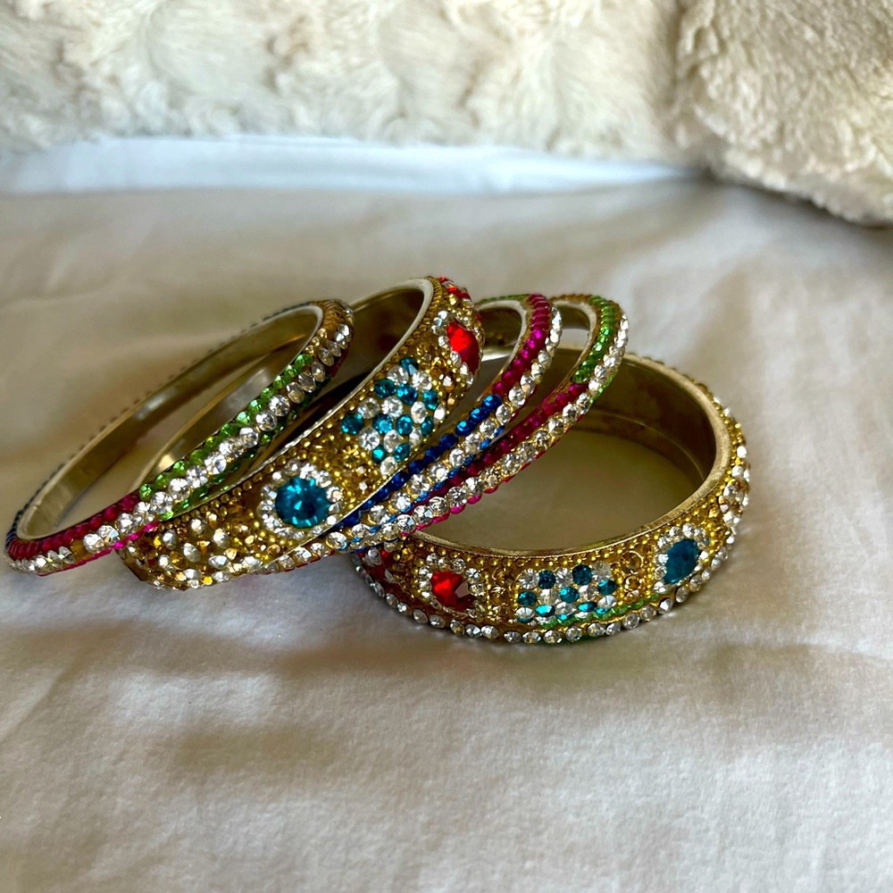 Multi-Colored Indian Party Bangles - image 2